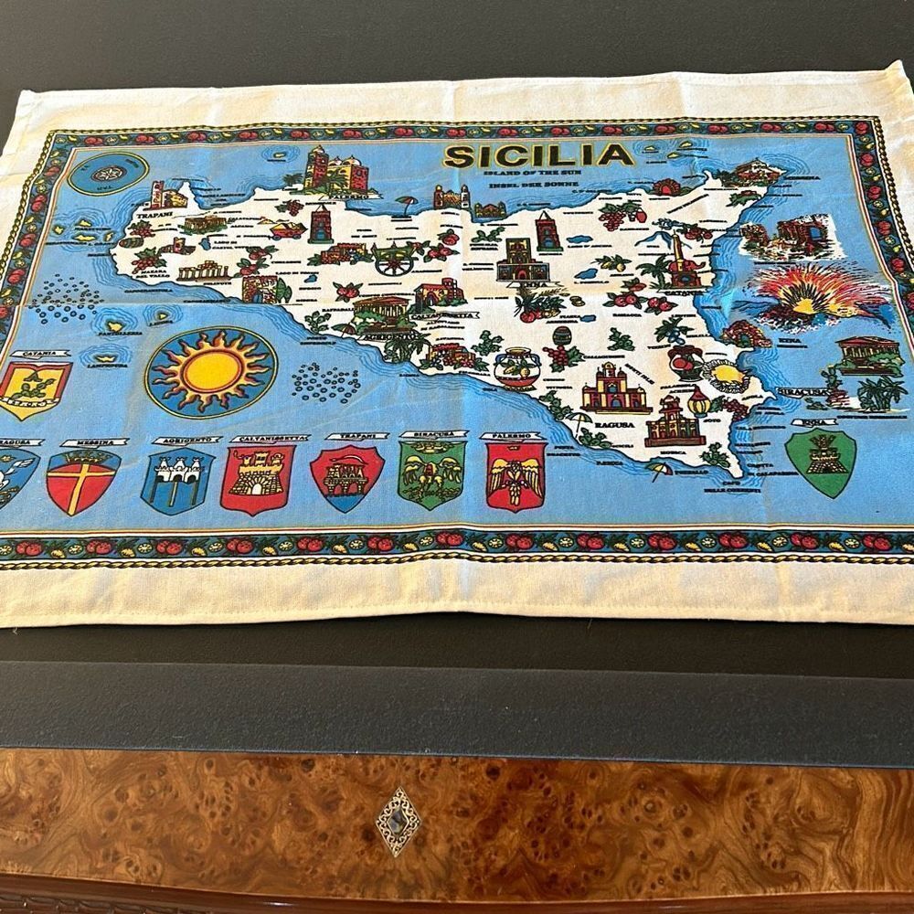 SICILY Tea Towel NEW